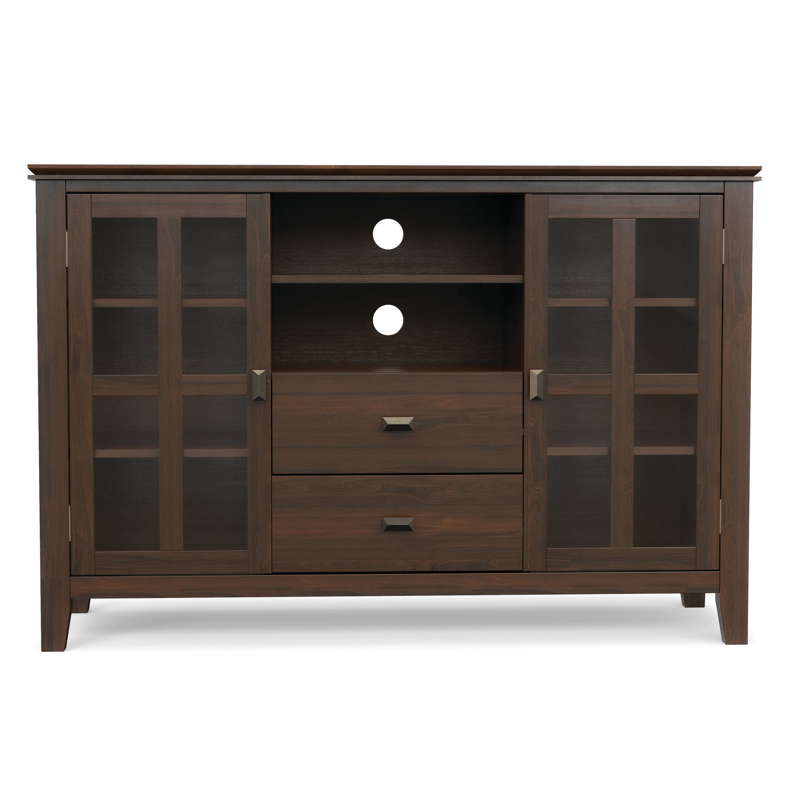 Natural Aged Brown | Artisan Tall TV Media Stand