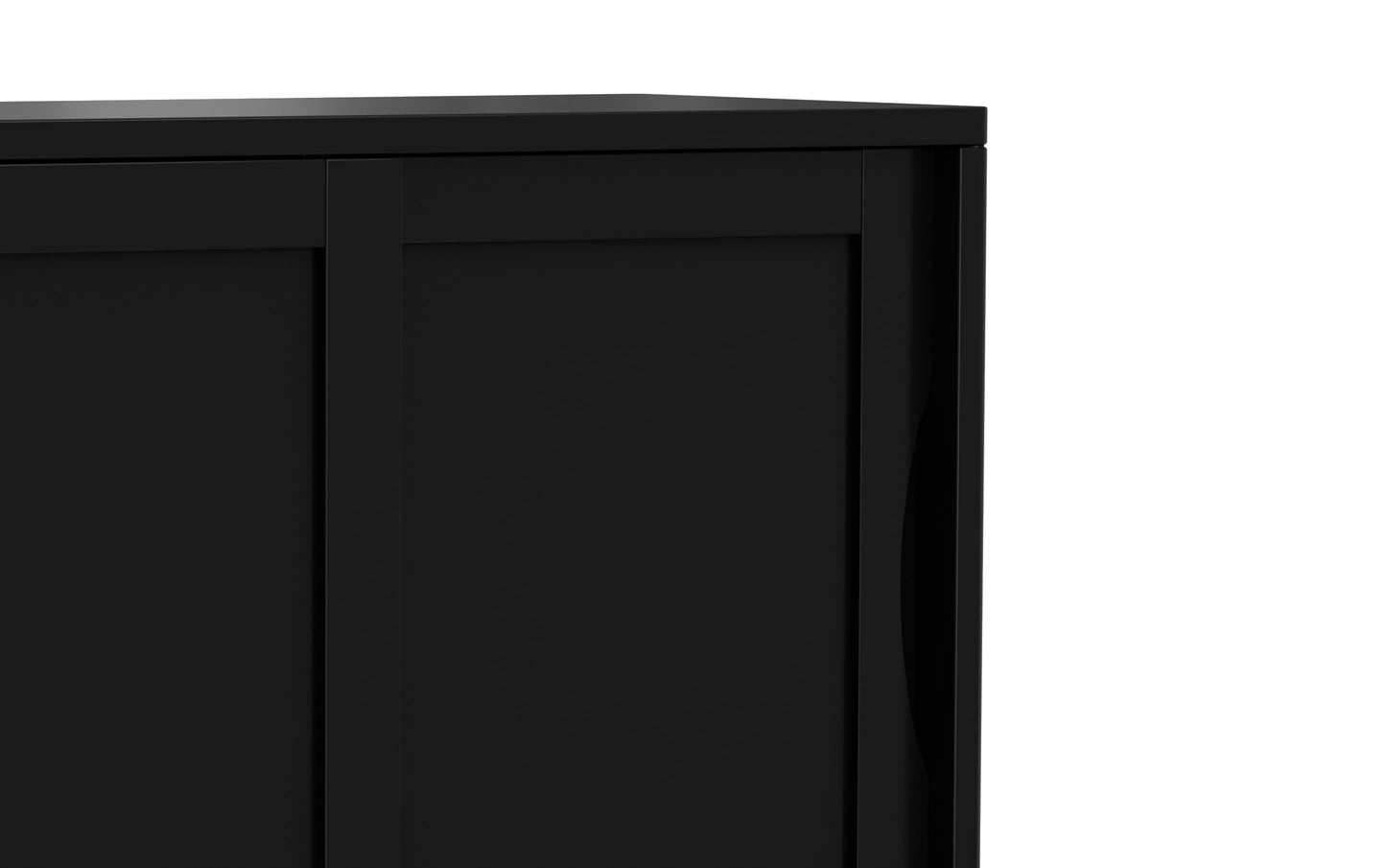 Black | Harper 30 inch Low Storage Cabinet