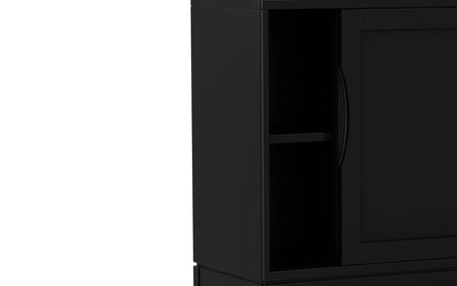 Black | Harper Low Storage Cabinet