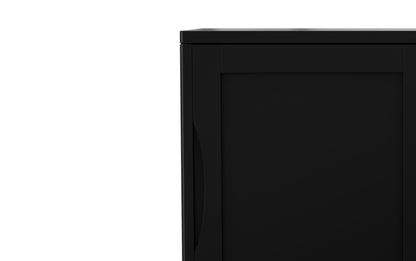 Black | Harper Low Storage Cabinet