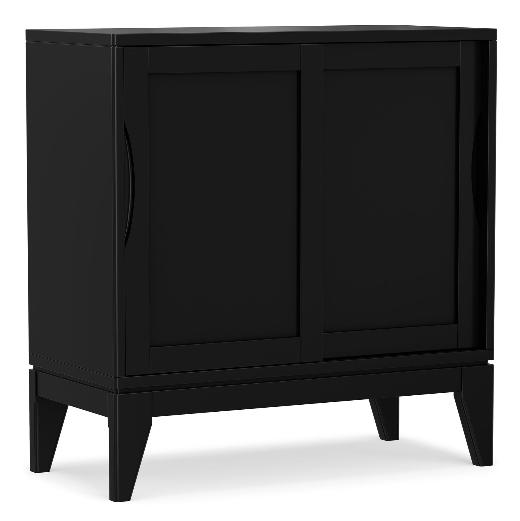 Black | Harper Low Storage Cabinet