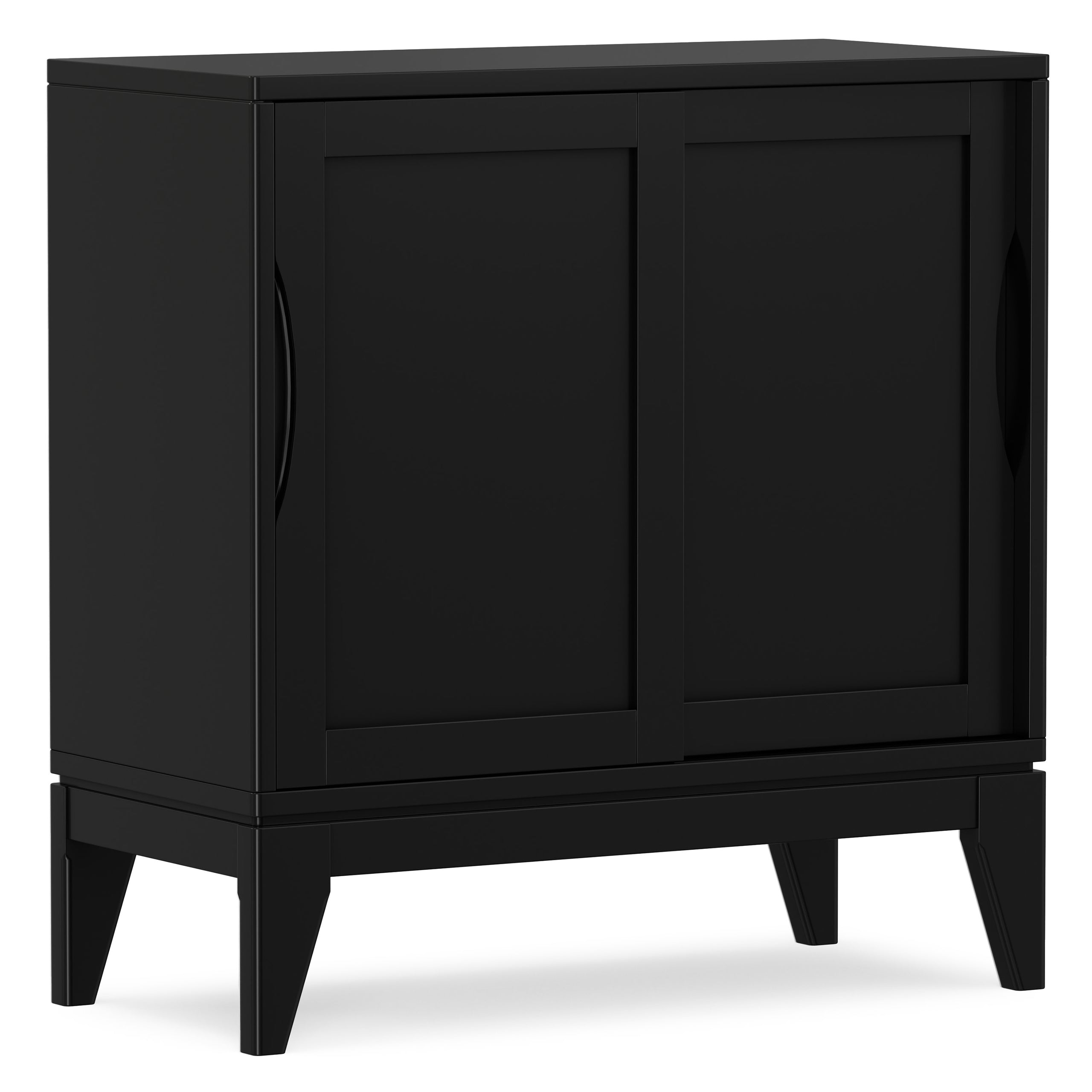 Black | Harper Low Storage Cabinet