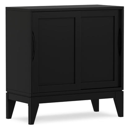 Black | Harper Low Storage Cabinet