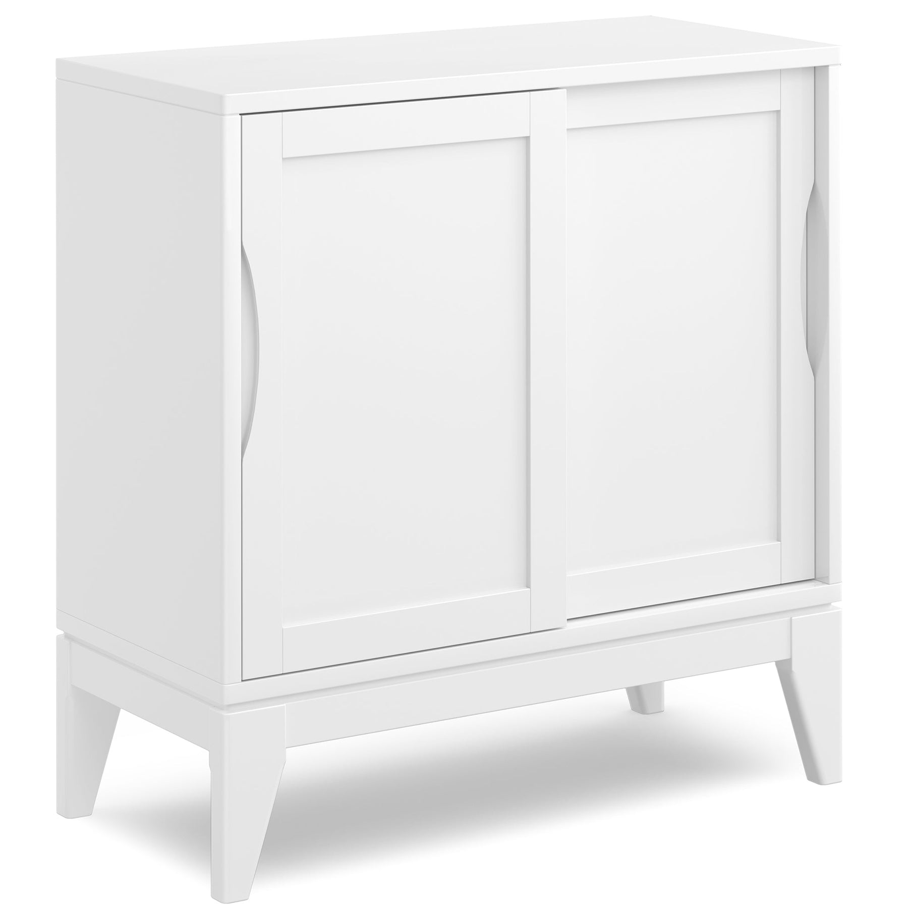 White | Harper 30 inch Low Storage Cabinet