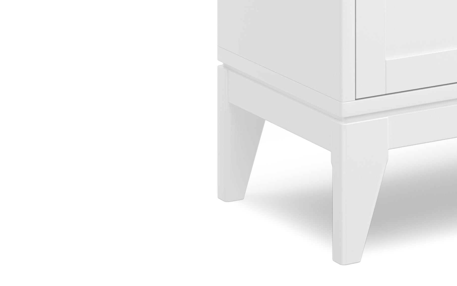 White | Harper 30 inch Low Storage Cabinet