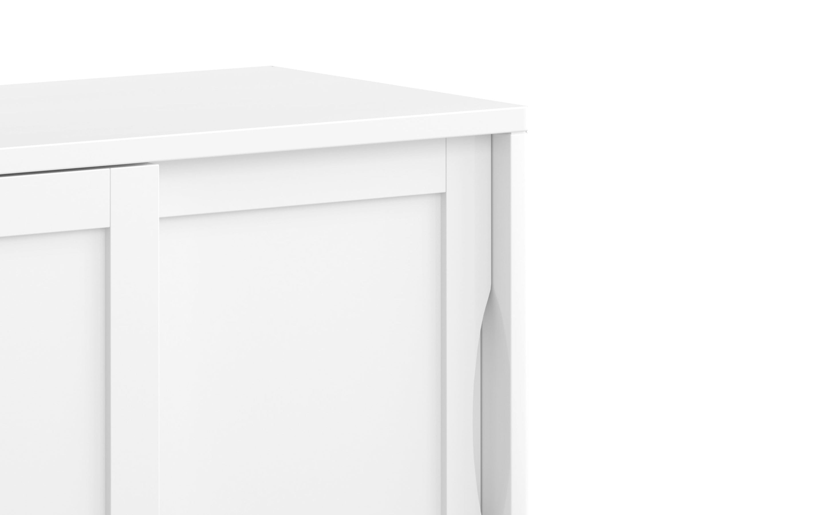 White | Harper 30 inch Low Storage Cabinet