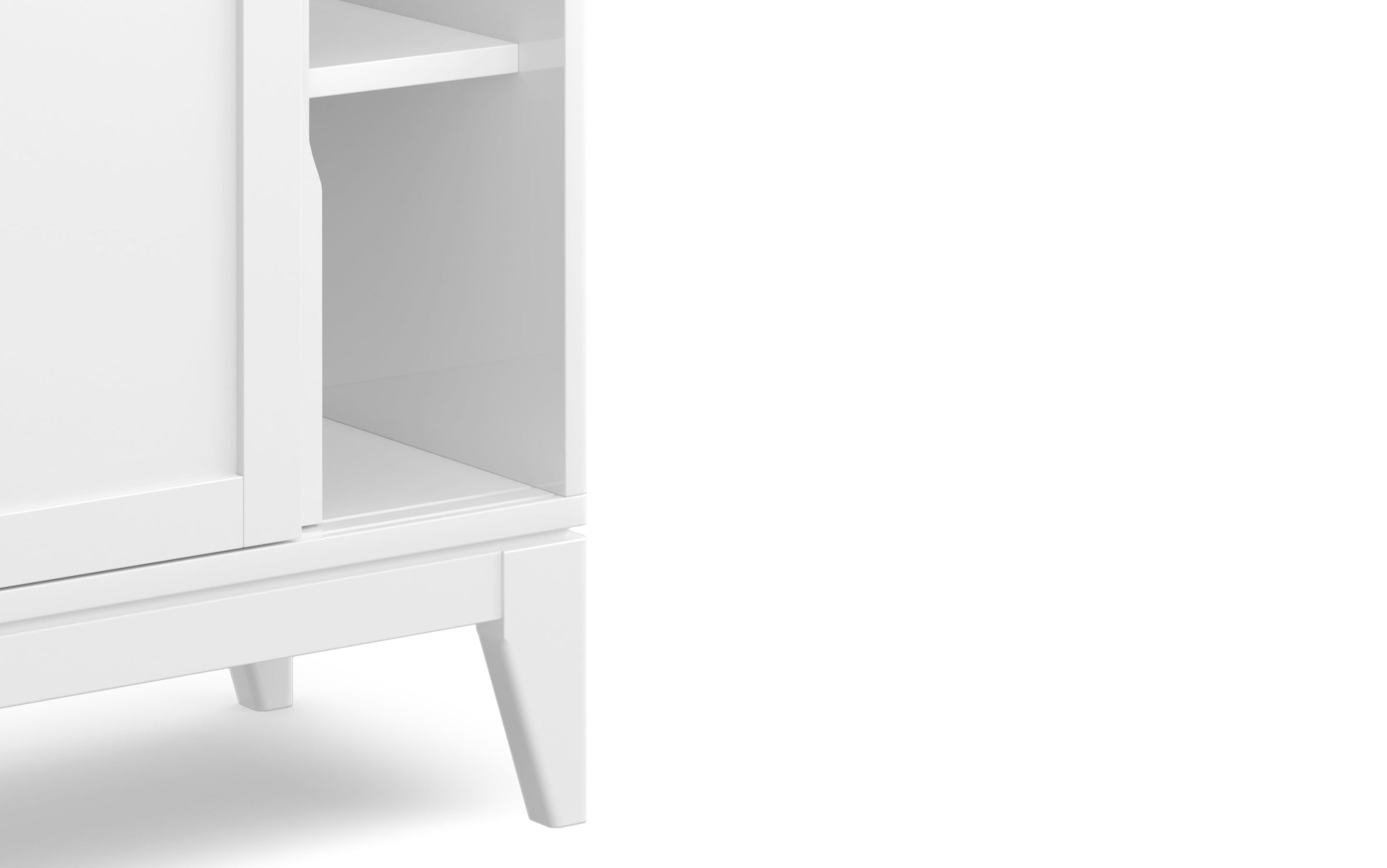 White | Harper 30 inch Low Storage Cabinet