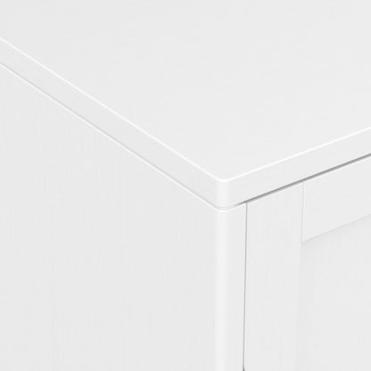 White | Harper Low Storage Cabinet