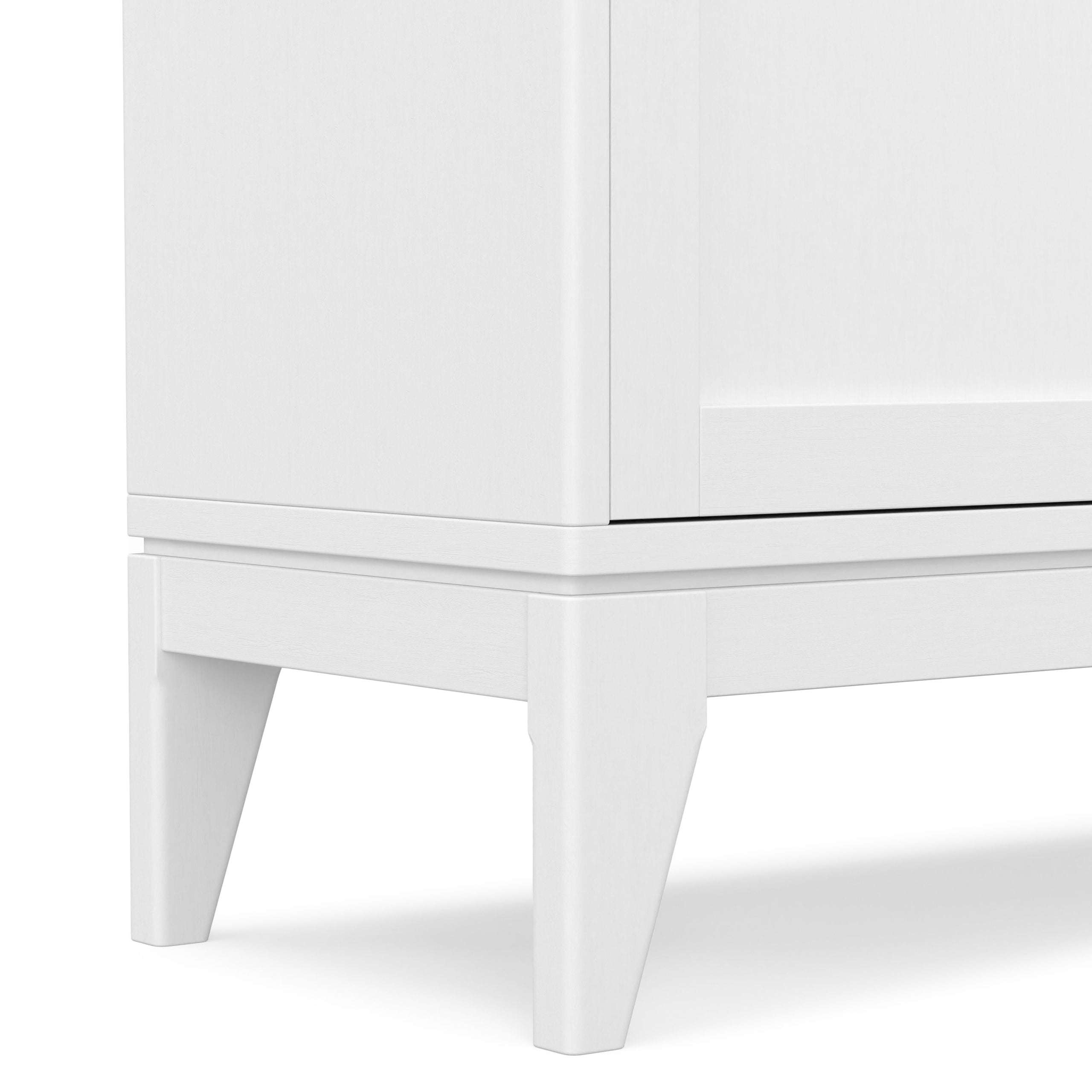 White | Harper Low Storage Cabinet