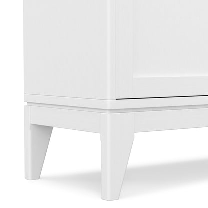 White | Harper Low Storage Cabinet