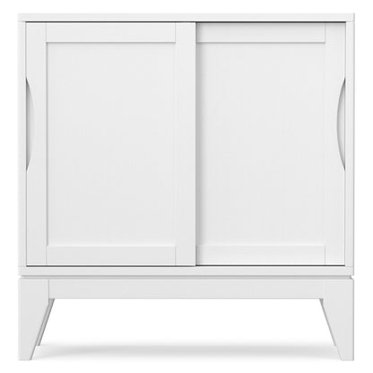 White | Harper Low Storage Cabinet