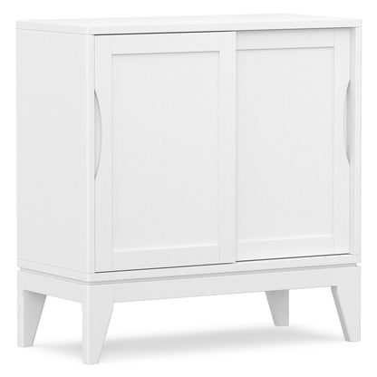 White | Harper Low Storage Cabinet