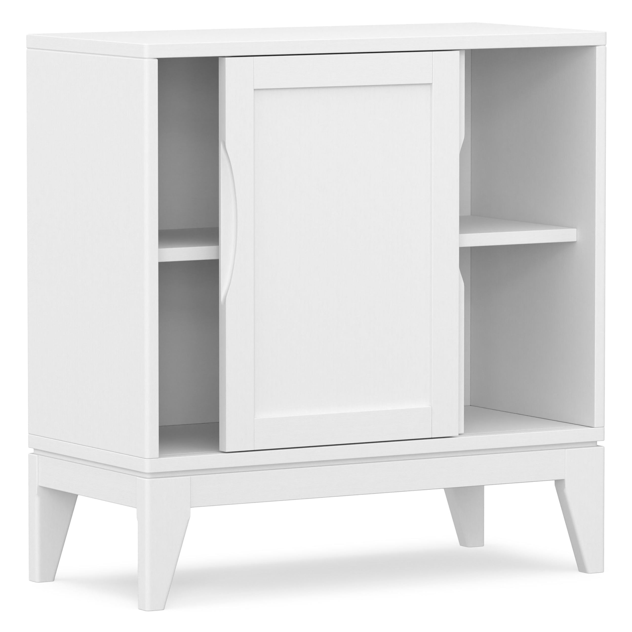 White | Harper Low Storage Cabinet