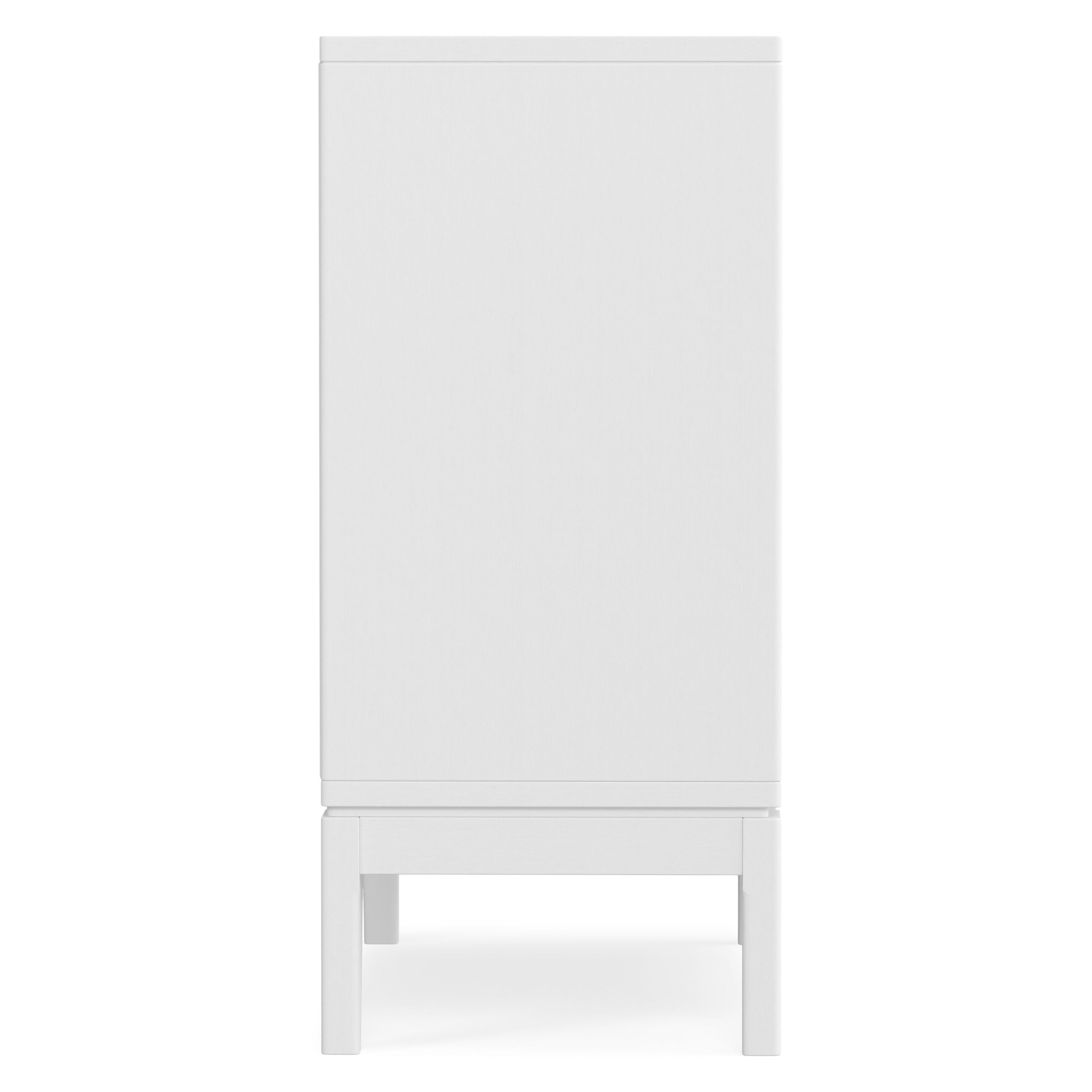 White | Harper Low Storage Cabinet