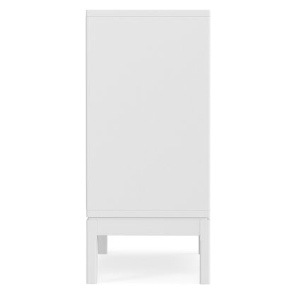 White | Harper Low Storage Cabinet