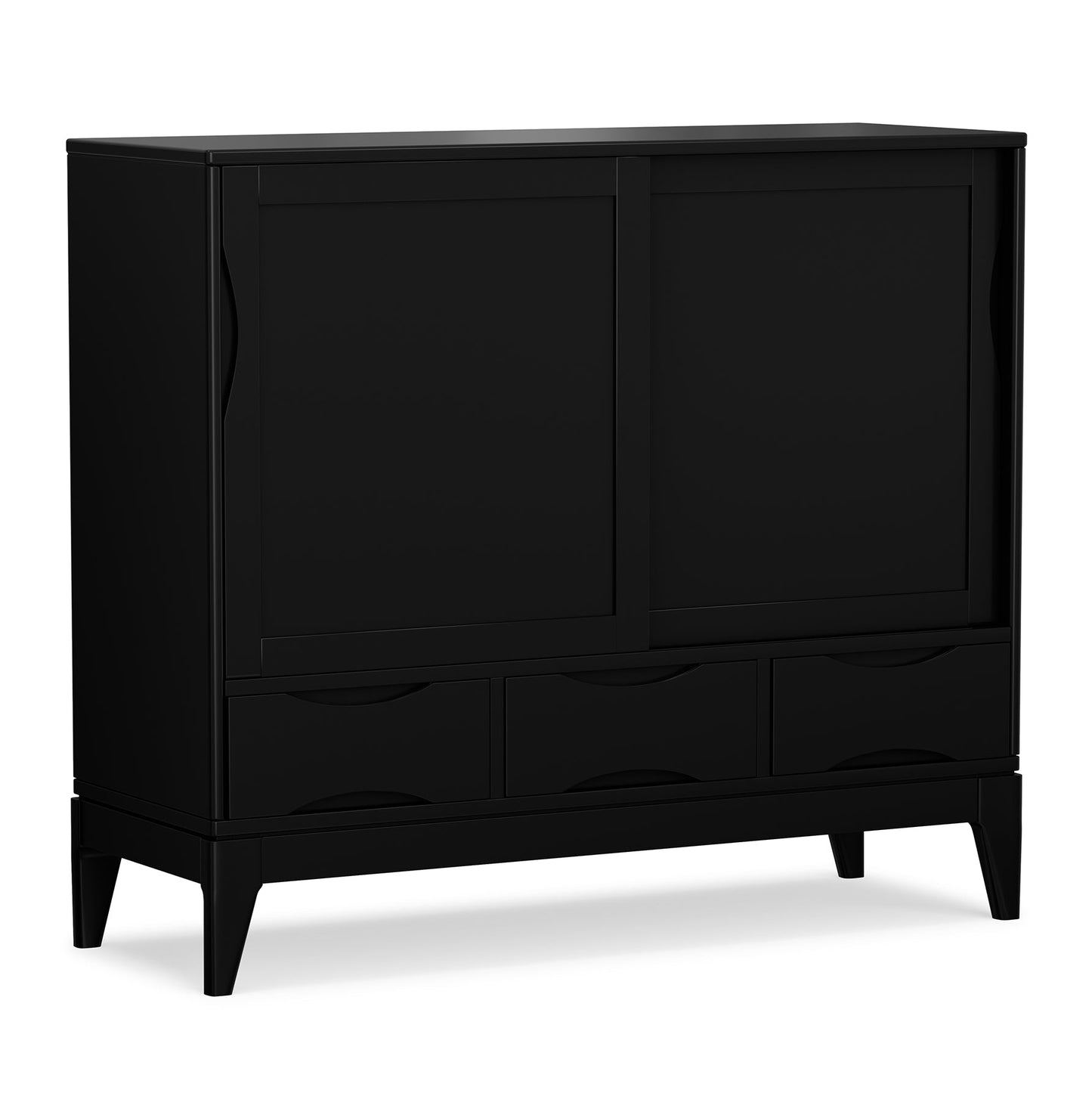 Black | Harper 48 inch Medium Storage Cabinet