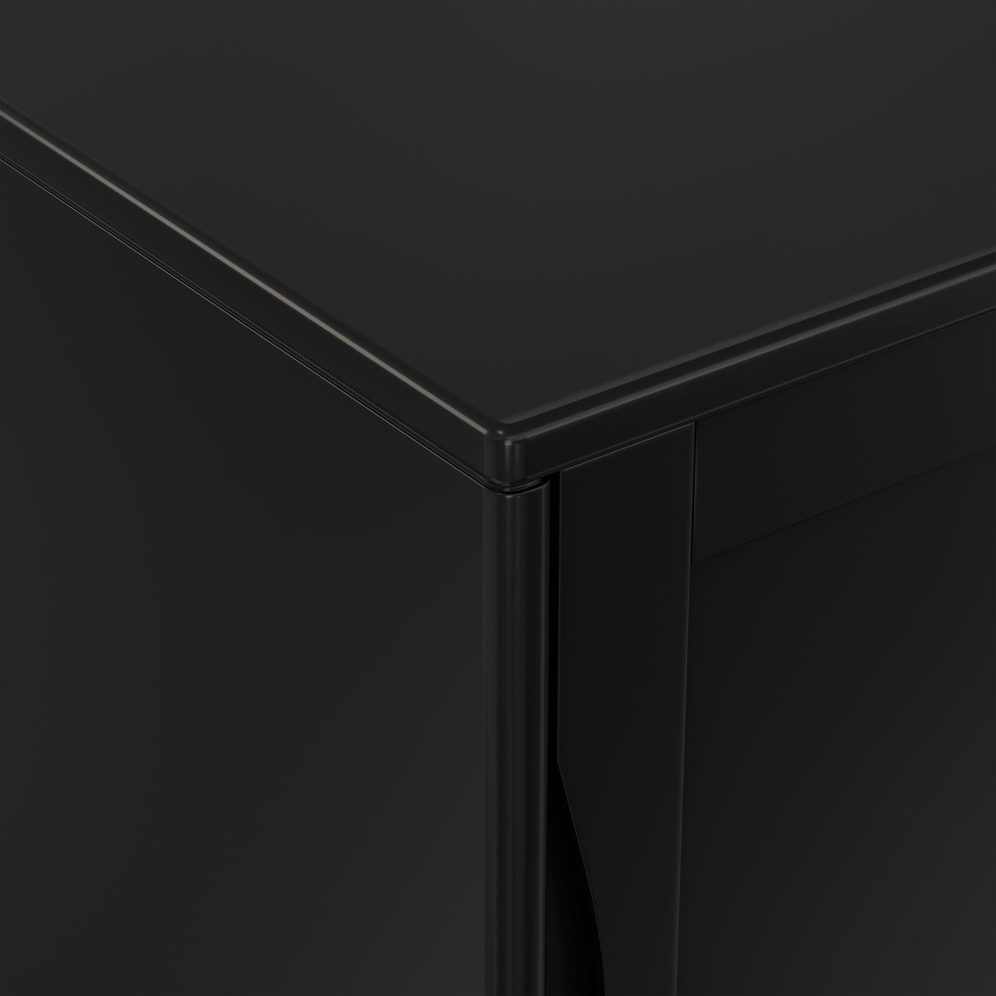Black| Harper 48 inch Medium Storage Cabinet