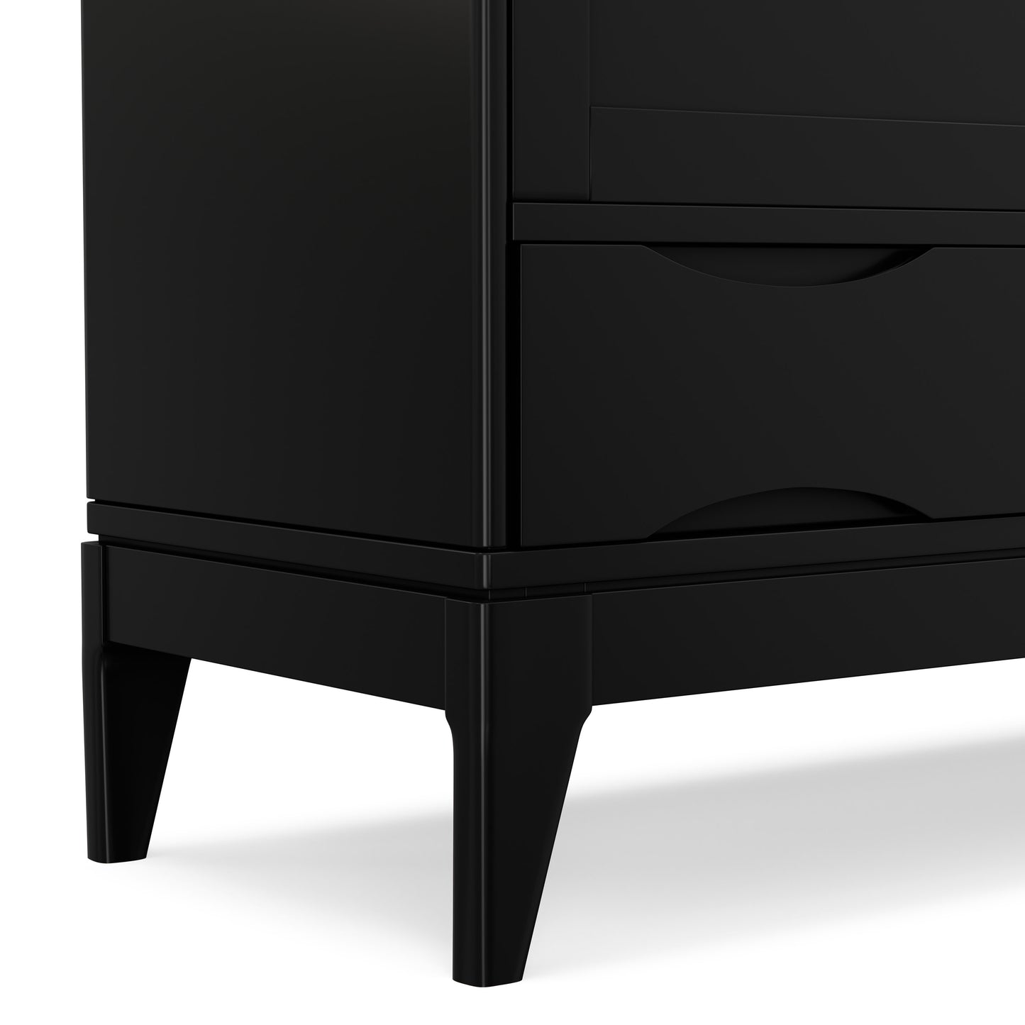 Black| Harper 48 inch Medium Storage Cabinet
