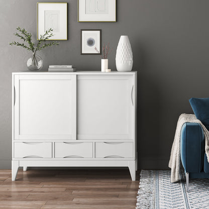 White | Harper Medium Storage Cabinet