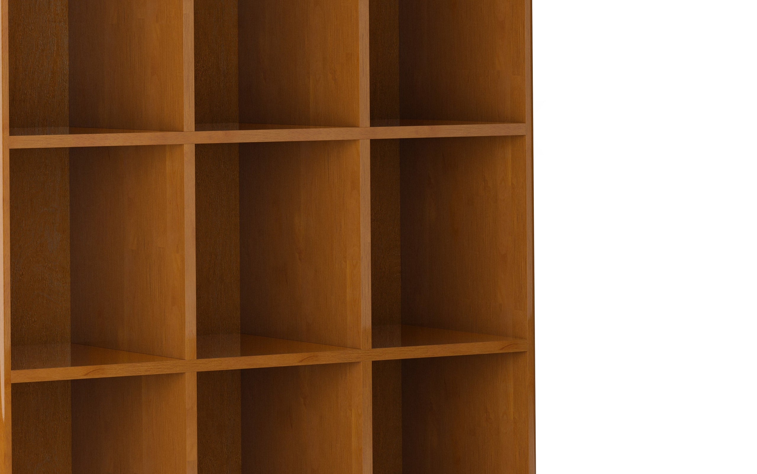 Teak Brown | Harper 58 x 42 inch Cube Storage with Drawers