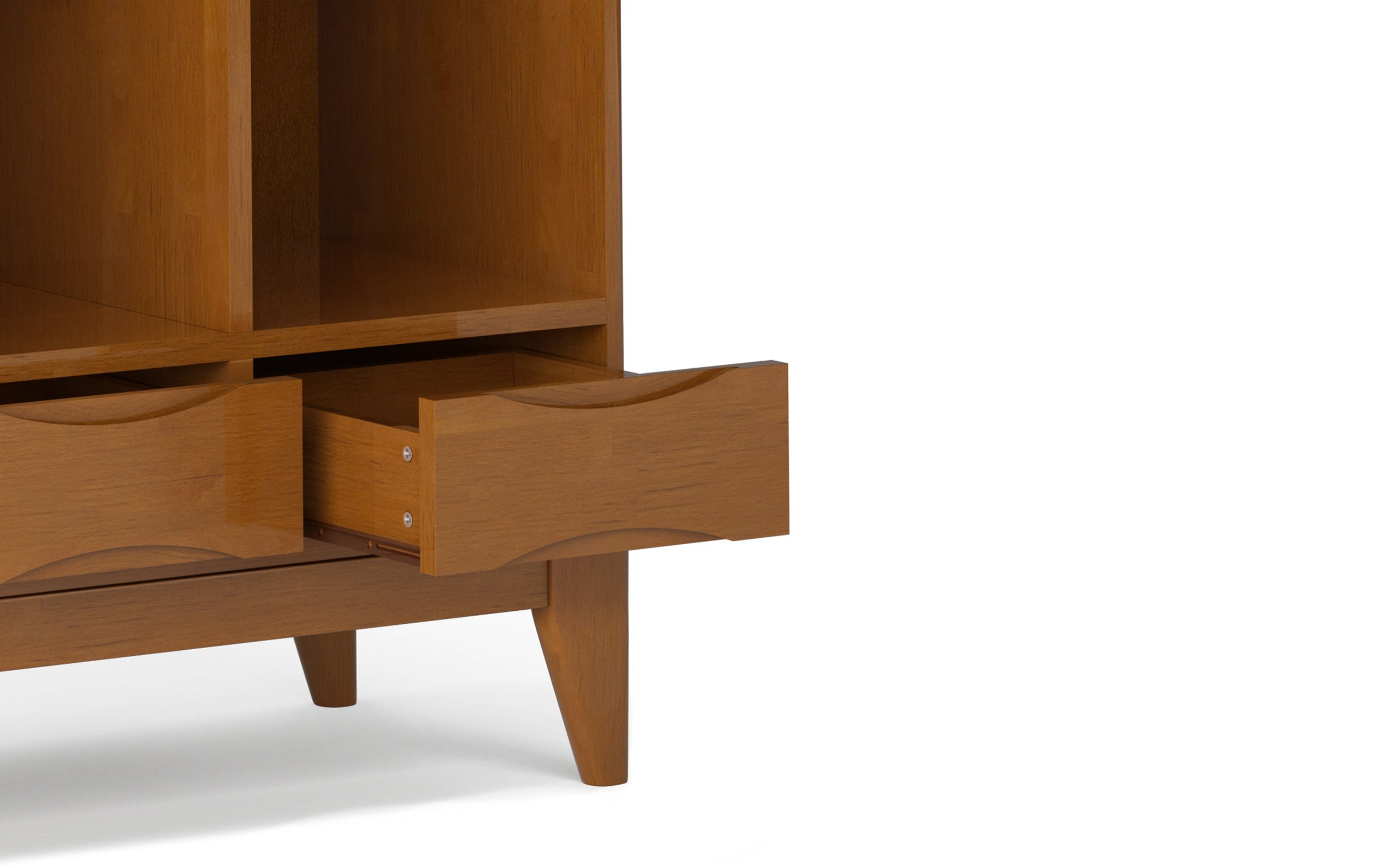 Teak Brown | Harper 58 x 42 inch Cube Storage with Drawers