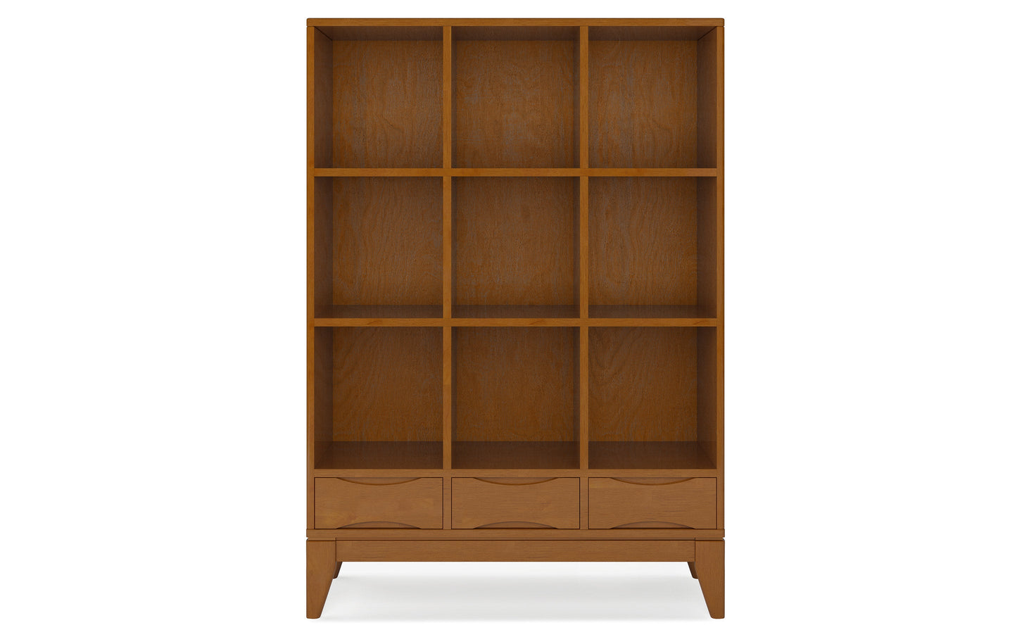 Teak Brown | Harper 58 x 42 inch Cube Storage with Drawers