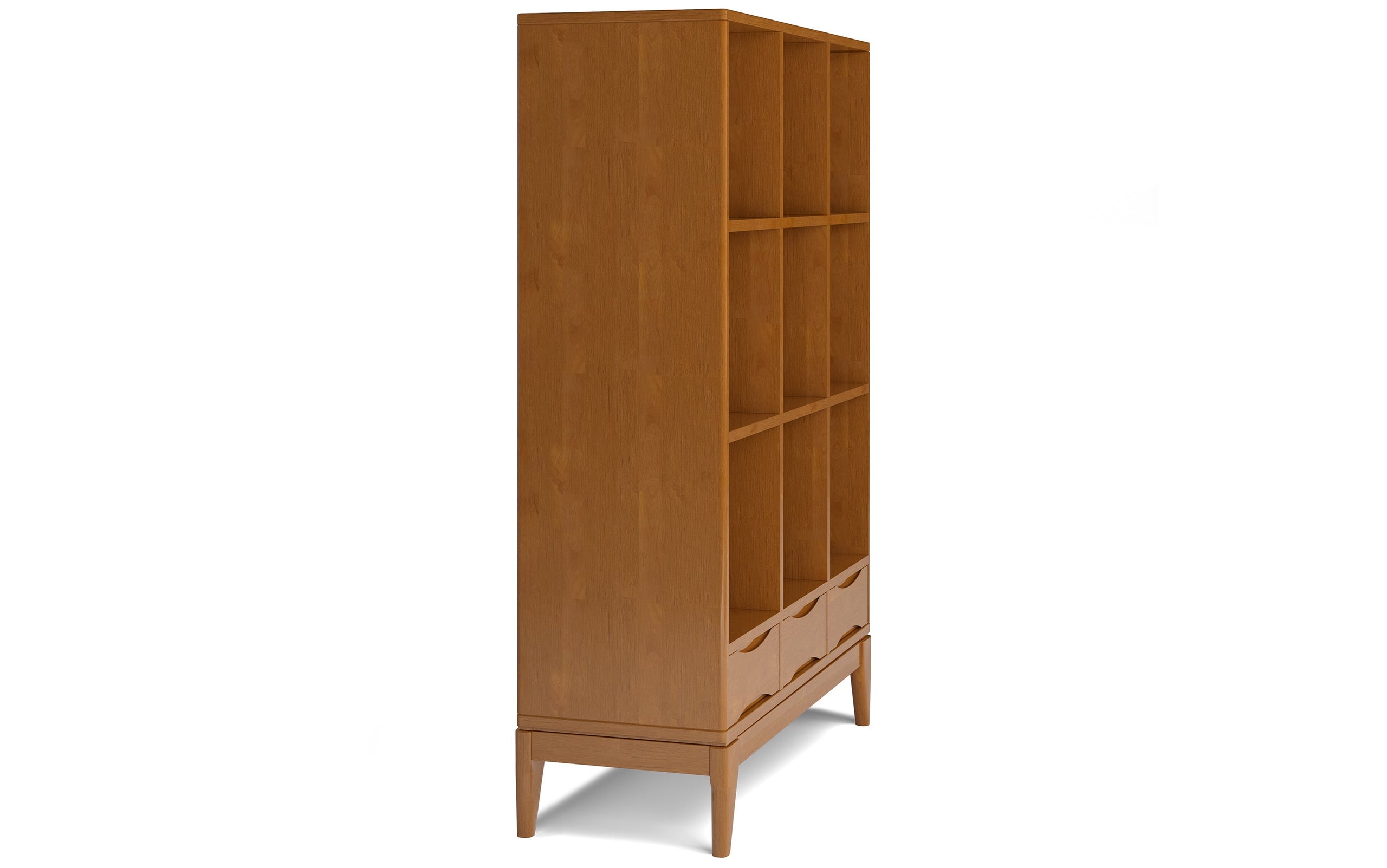 Teak Brown | Harper 58 x 42 inch Cube Storage with Drawers