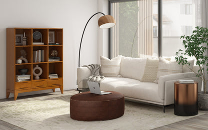 Teak Brown | Harper 58 x 42 inch Cube Storage with Drawers