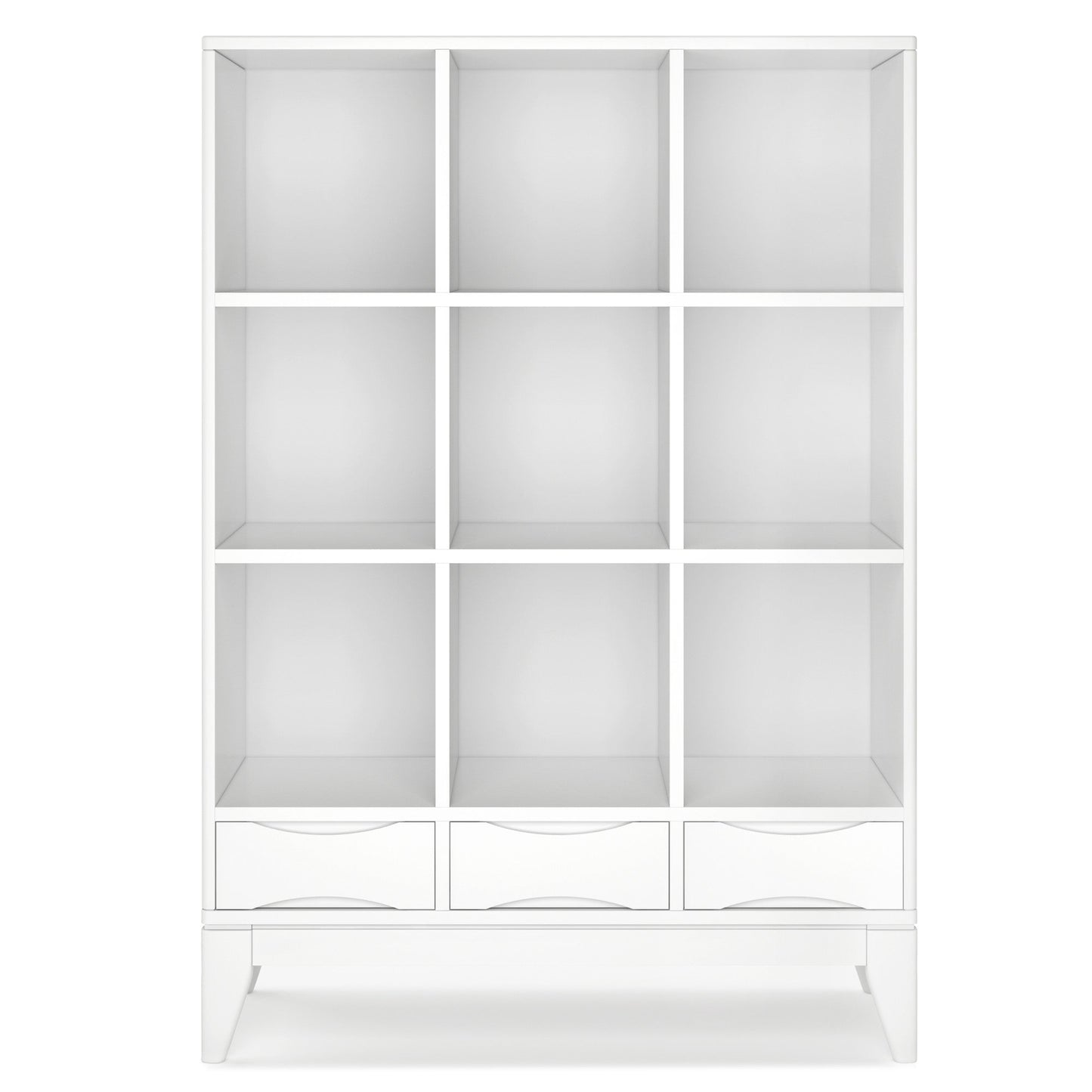 White | Harper 58 x 42 inch Cube Storage with Drawers
