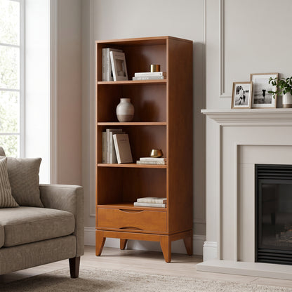 Teak Brown | Harper Bookcase