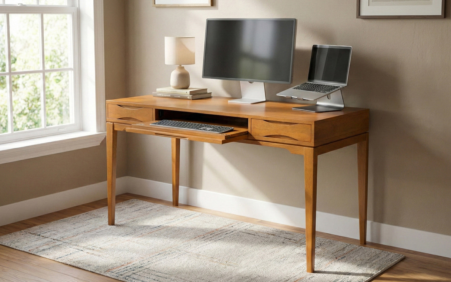 Light Golden Brown | Harper 60 inch Desk