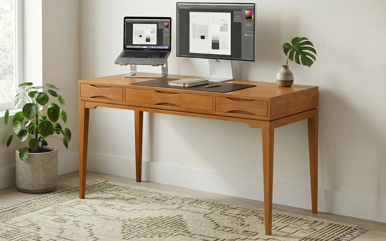 Light Golden Brown | Harper 60 inch Desk