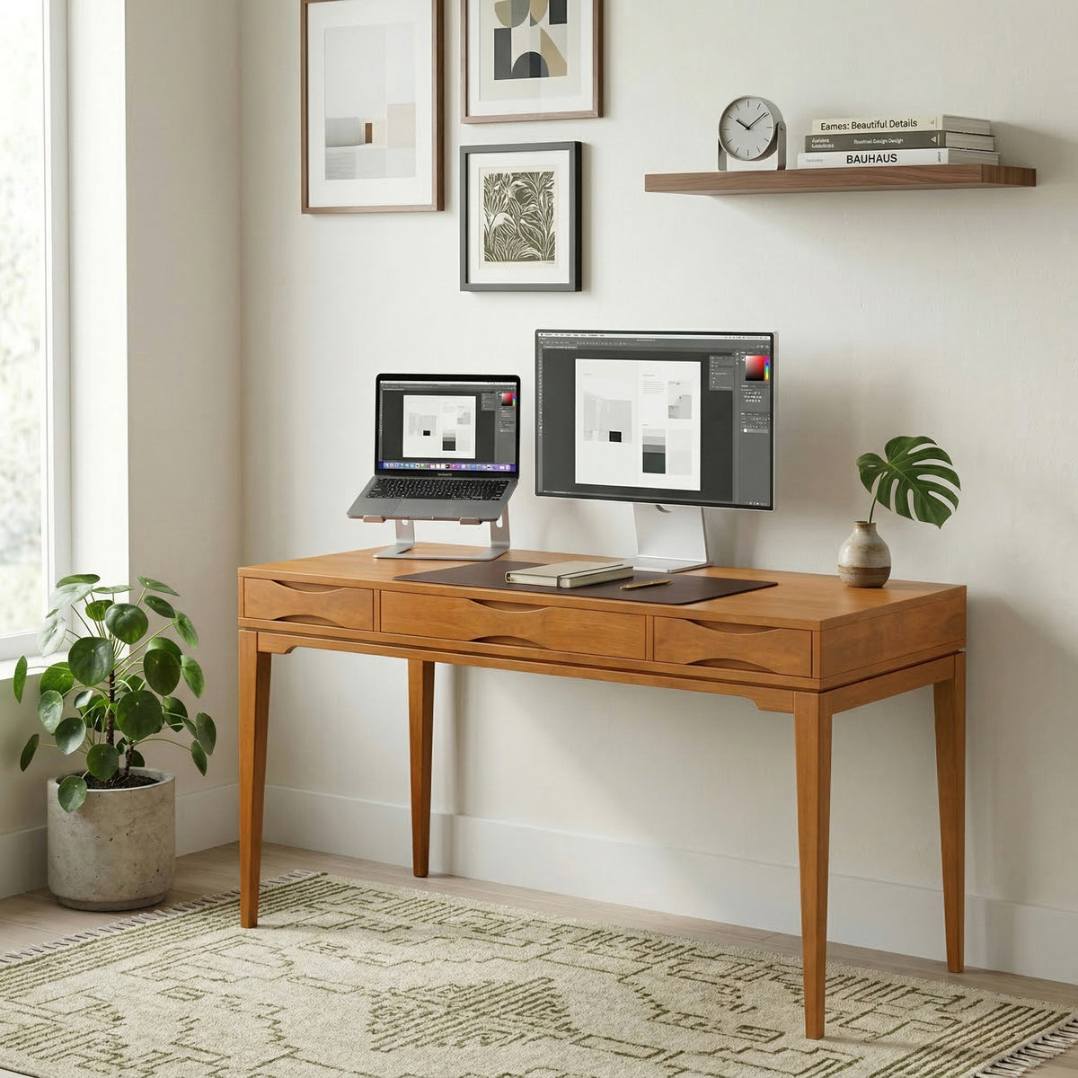 Honey Brown | Harper Desk