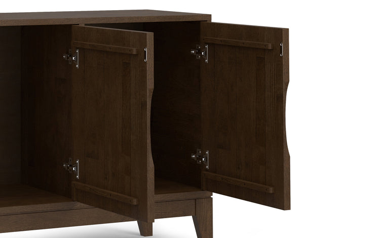 Walnut Brown | Harper 3 Door Sideboard Buffet / Storage Cabinet