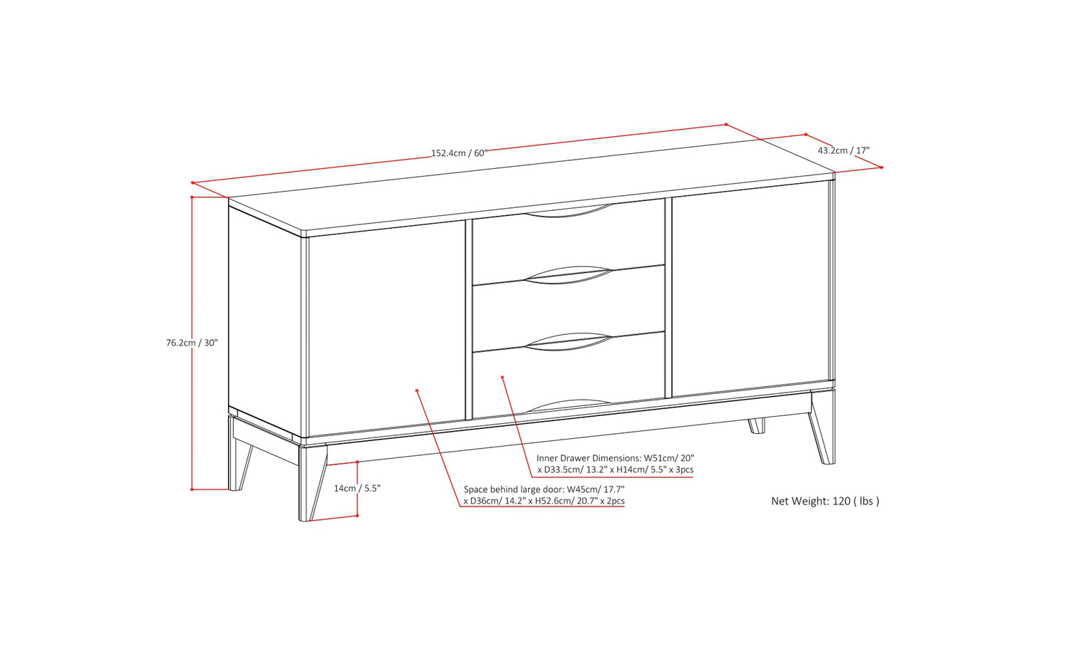 Harper Sideboard Buffet