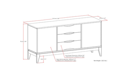 Walnut Brown | Harper Sideboard Buffet