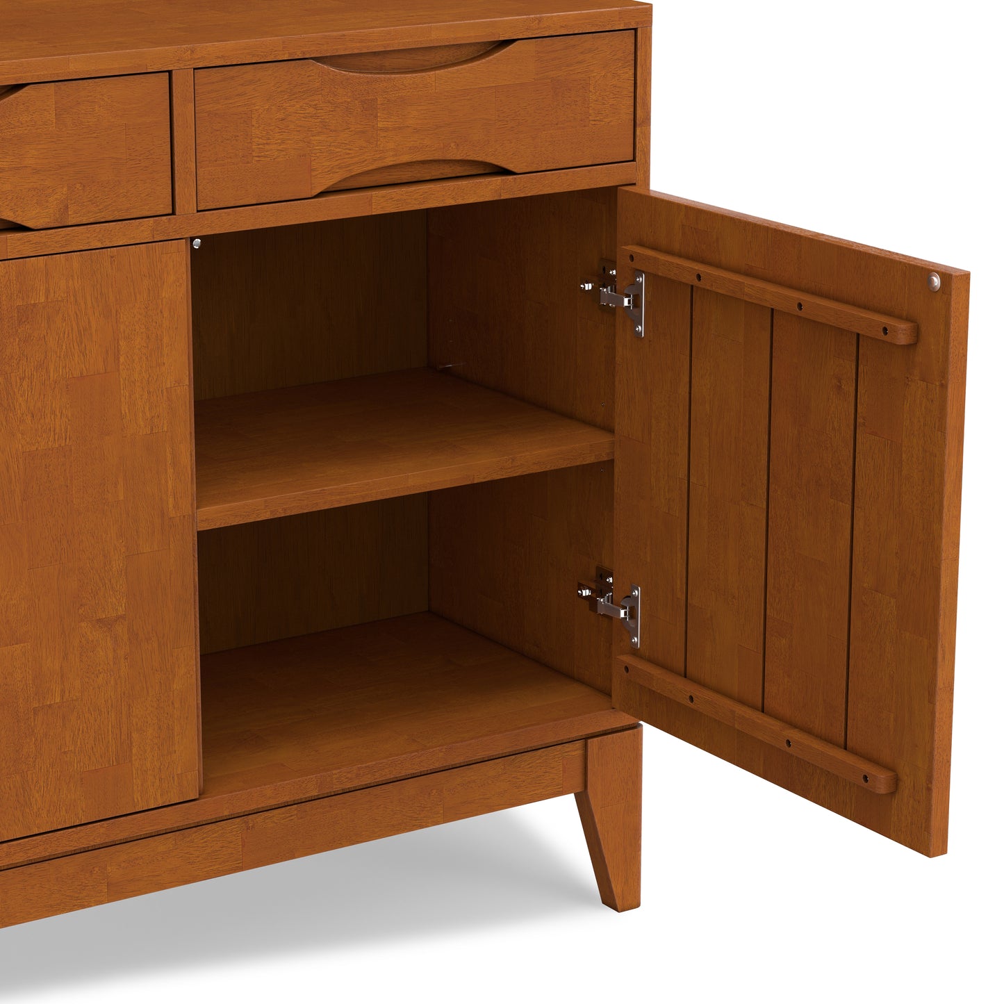 Teak Brown | Harper Entryway Storage Cabinet