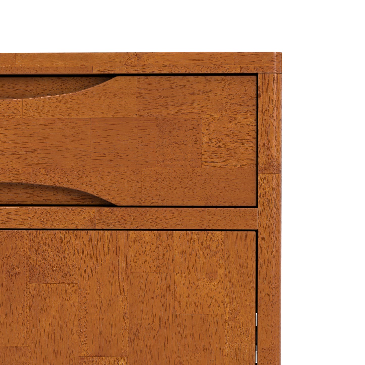 Teak Brown | Harper Entryway Storage Cabinet