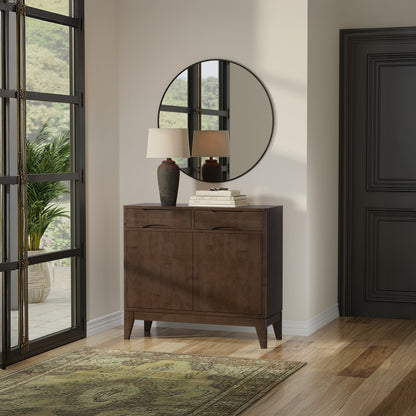 Walnut Brown | Harper Entryway Storage Cabinet
