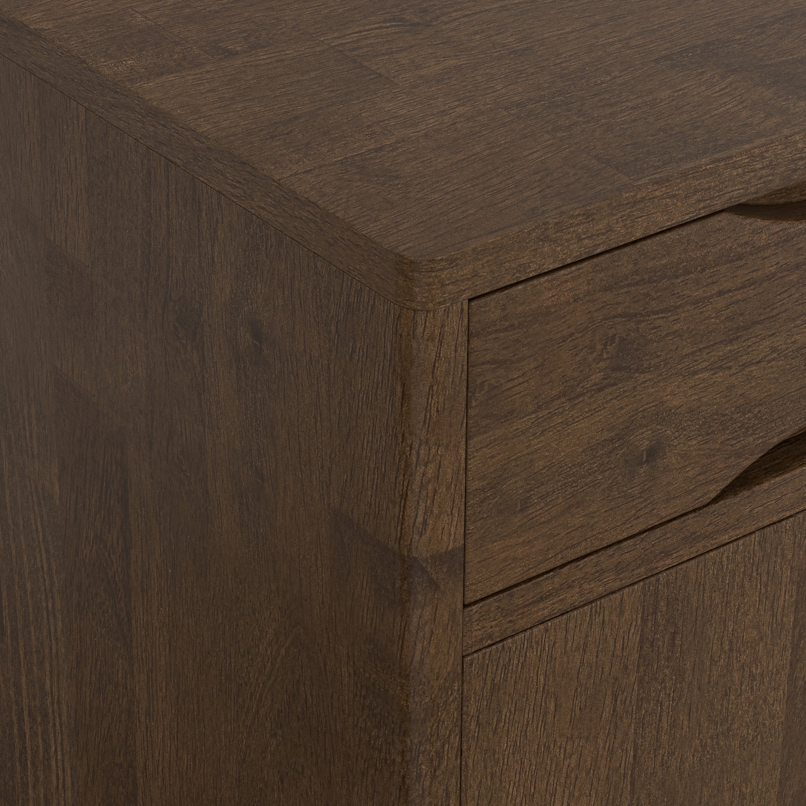 Walnut Brown | Harper Entryway Storage Cabinet