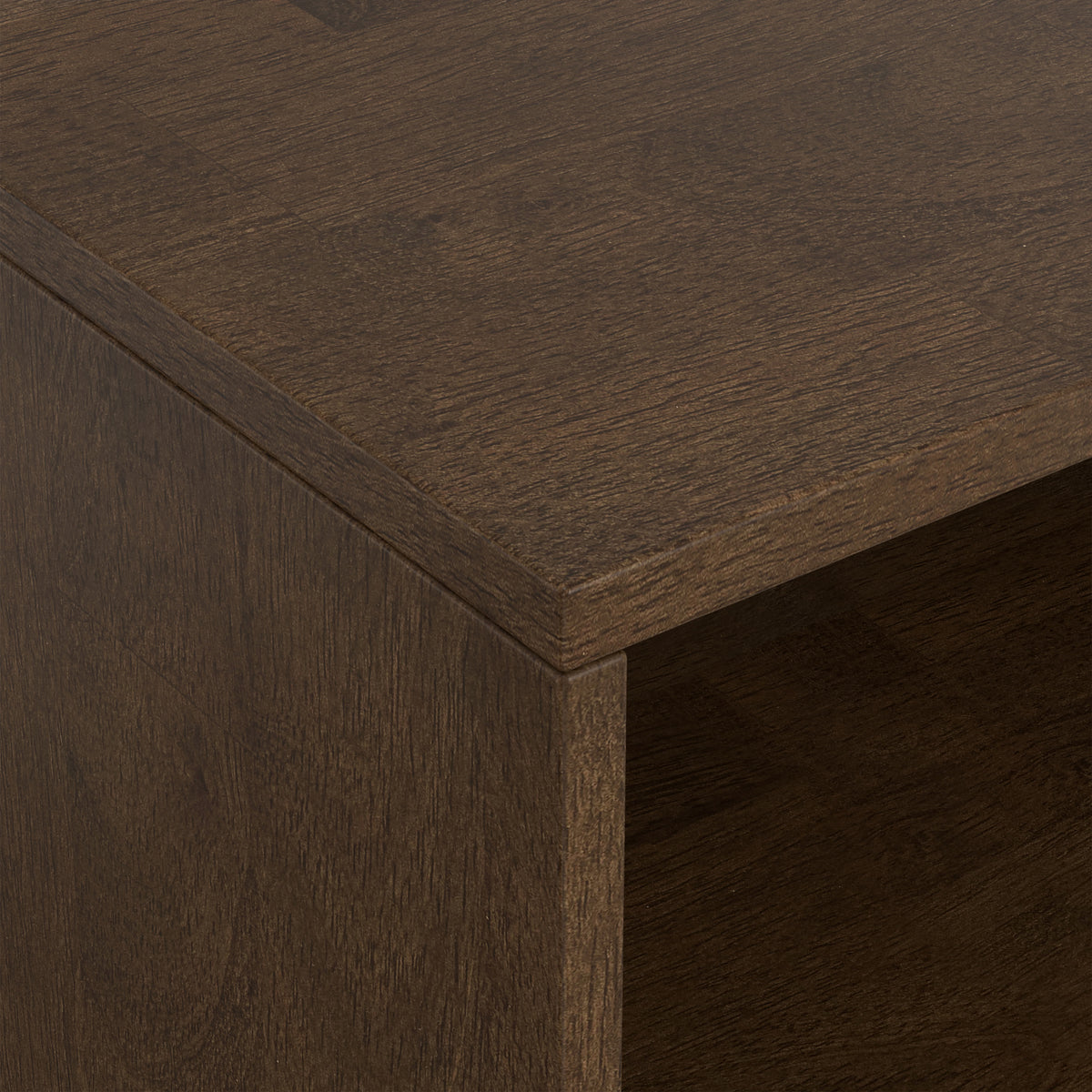 Walnut Brown | Harper 5 Shelf Bookcase