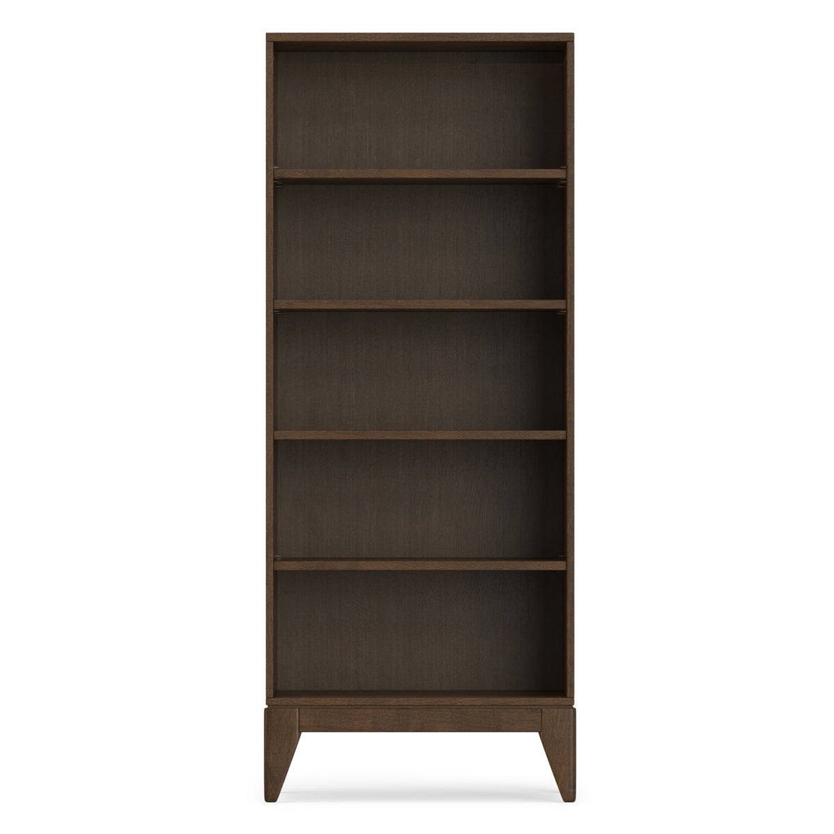 Walnut Brown | Harper 5 Shelf Bookcase