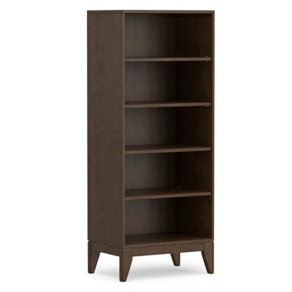 Walnut Brown | Harper 5 Shelf Bookcase