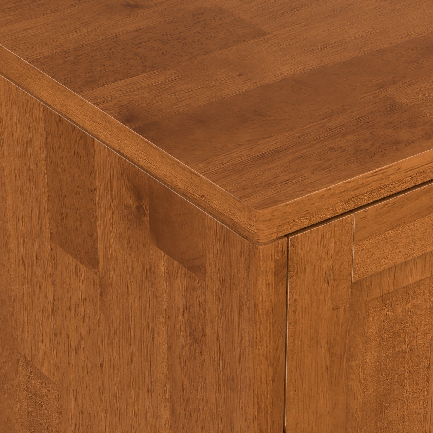 Teak Brown | Harper Low Storage Cabinet