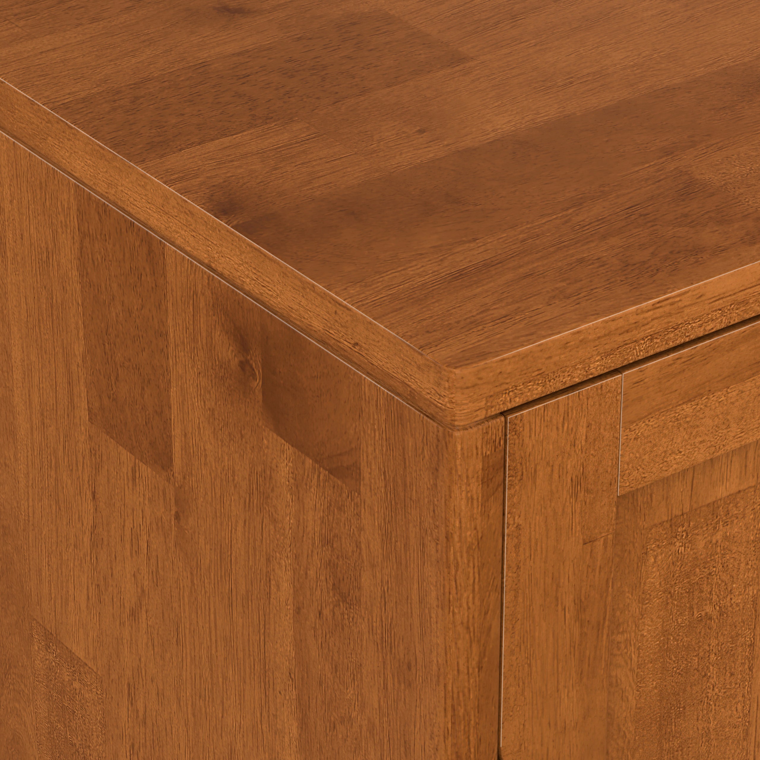 Teak Brown | Harper Low Storage Cabinet