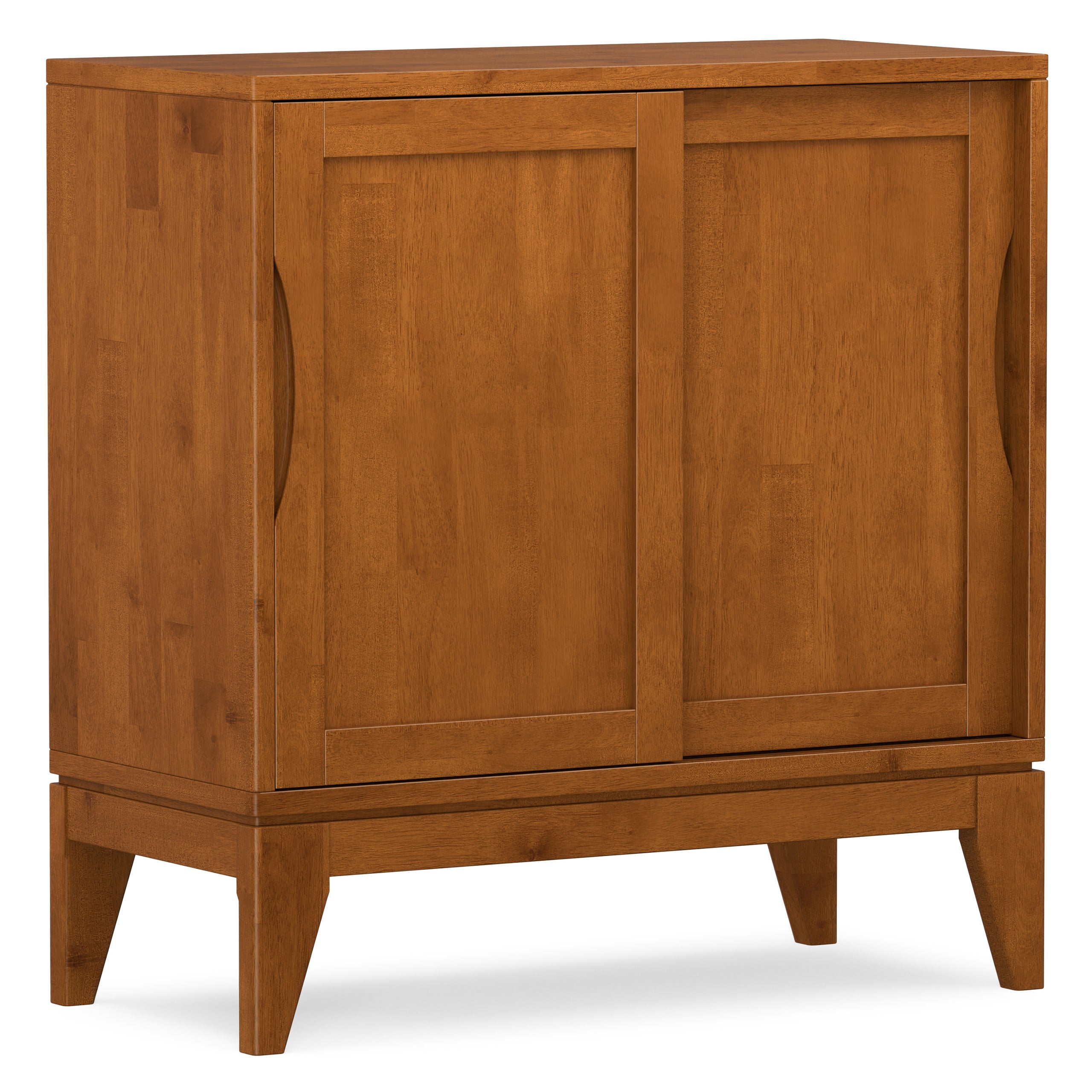 Teak Brown | Harper Low Storage Cabinet