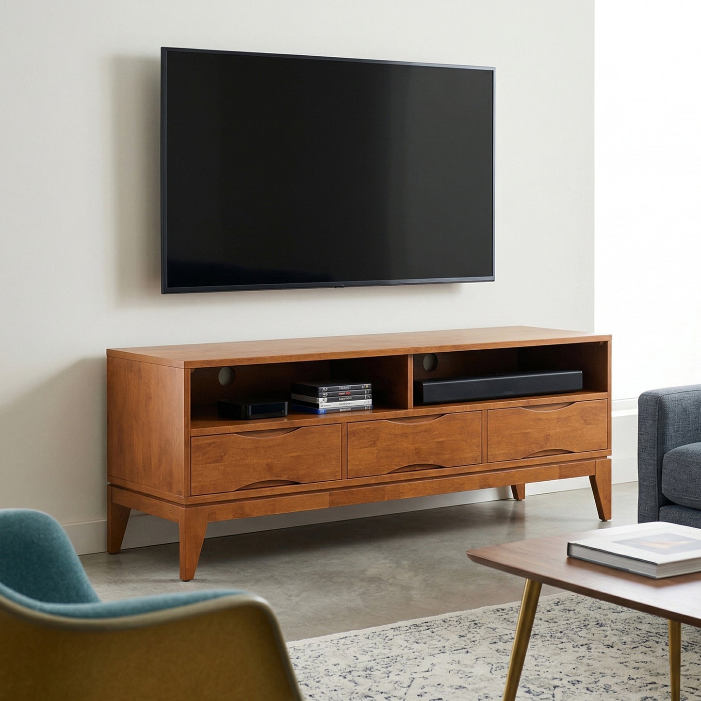 Teak Brown | Harper TV Stand