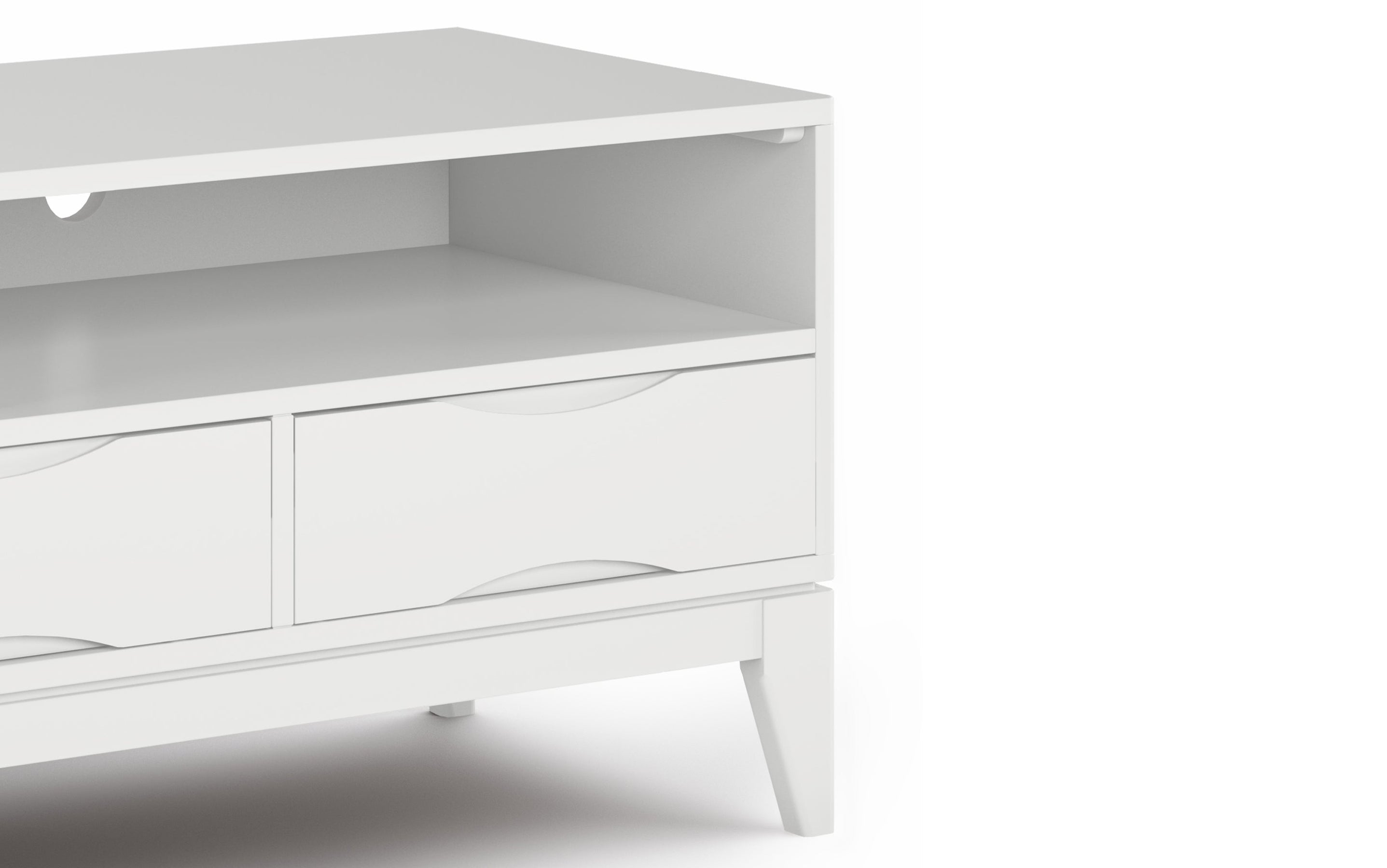 White | Harper 60 inch TV Media Stand