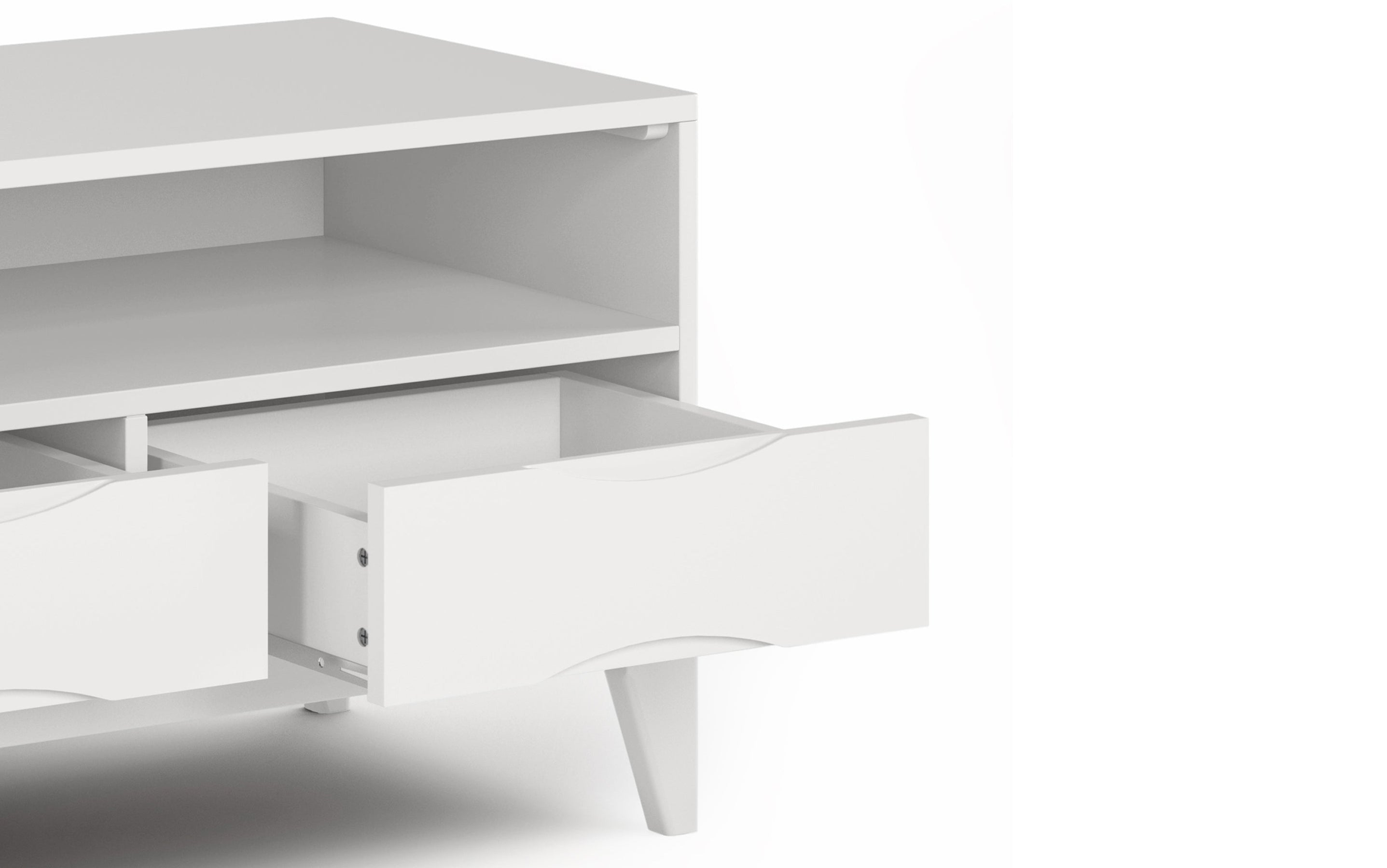 White | Harper 60 inch TV Media Stand