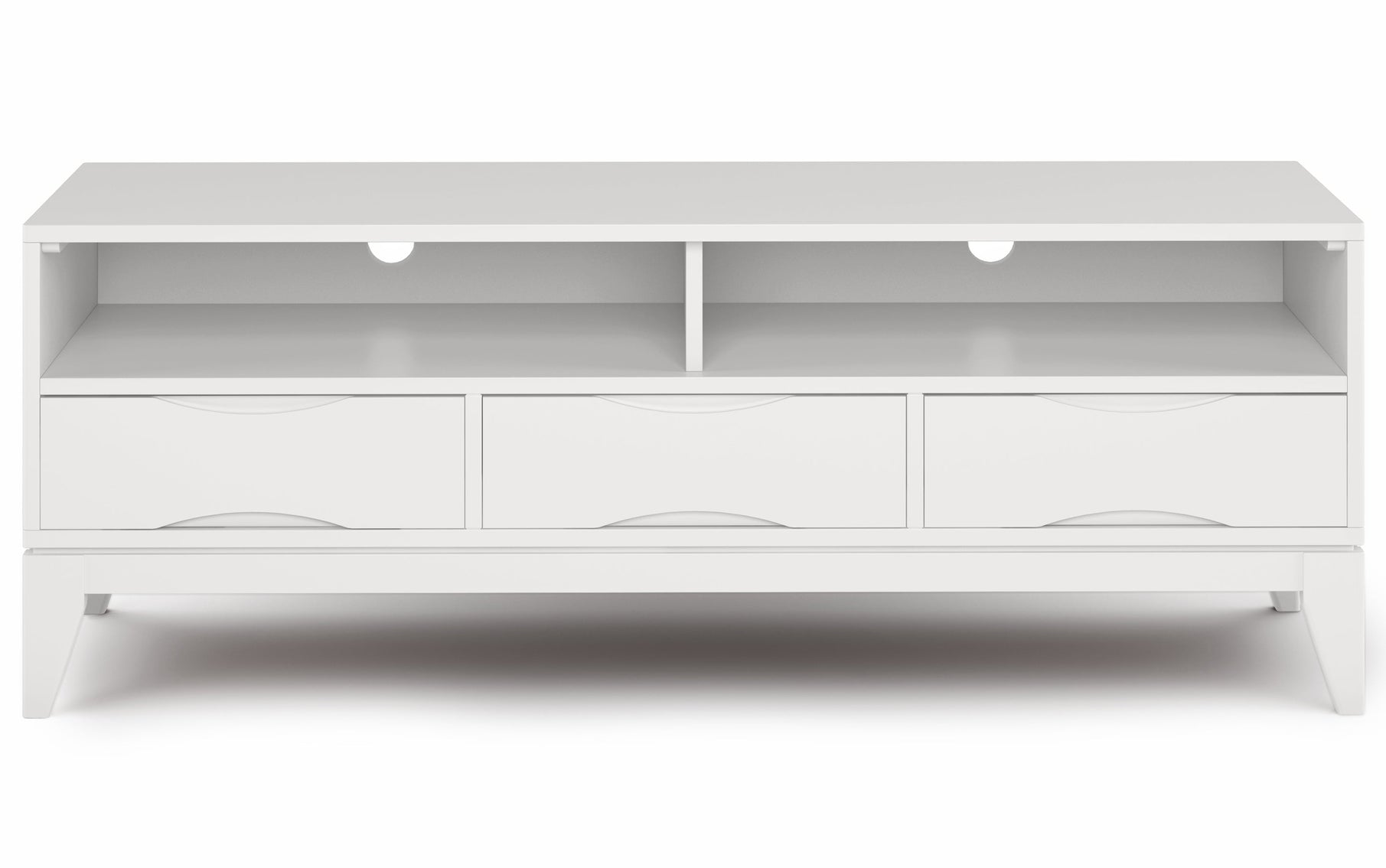 White | Harper 60 inch TV Media Stand